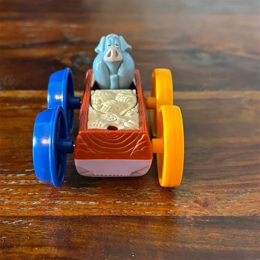 Vintage McDonald's 101 Dalmatians Flip Car Toy 1990s‎ Collectible